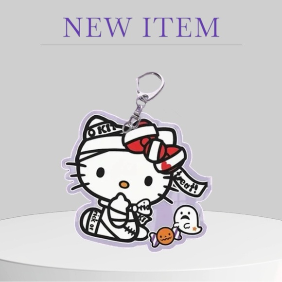 Hello Kitty Halloween Mummy Keychain - Picture 1 of 3